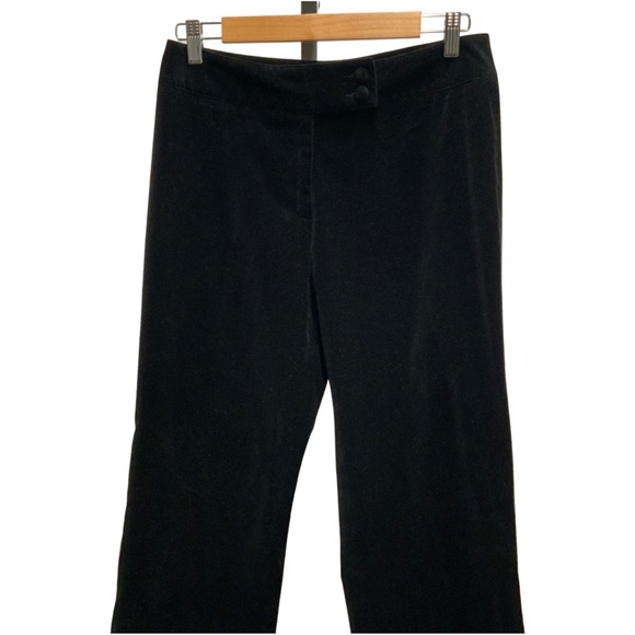 DressBarn Black Velvet Pants - Picture 1 of 8
